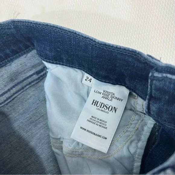 HUDSON KRISTA LOW RISE SKINNY ANKLE size 24 - Picture 8 of 12